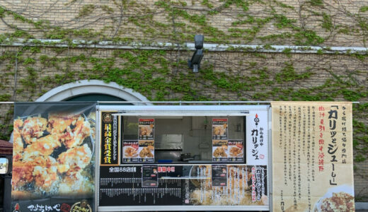【カリッジュキッチンカー】唐揚げ、ポテト、りんご飴他